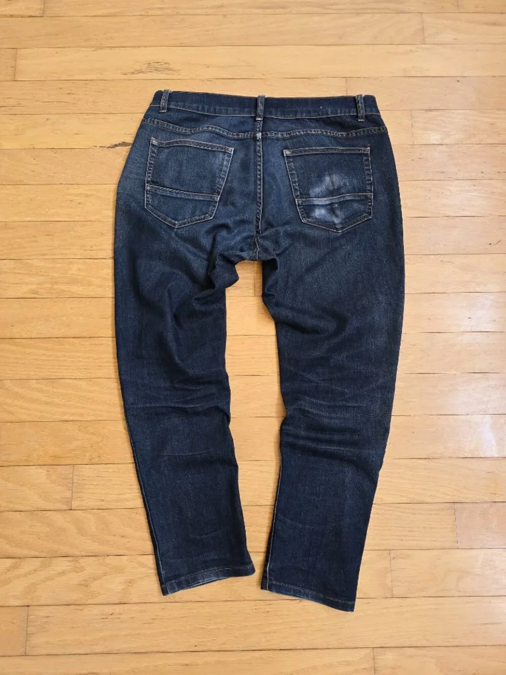 21men | medium wash denim straight leg jeans | MENS 34'